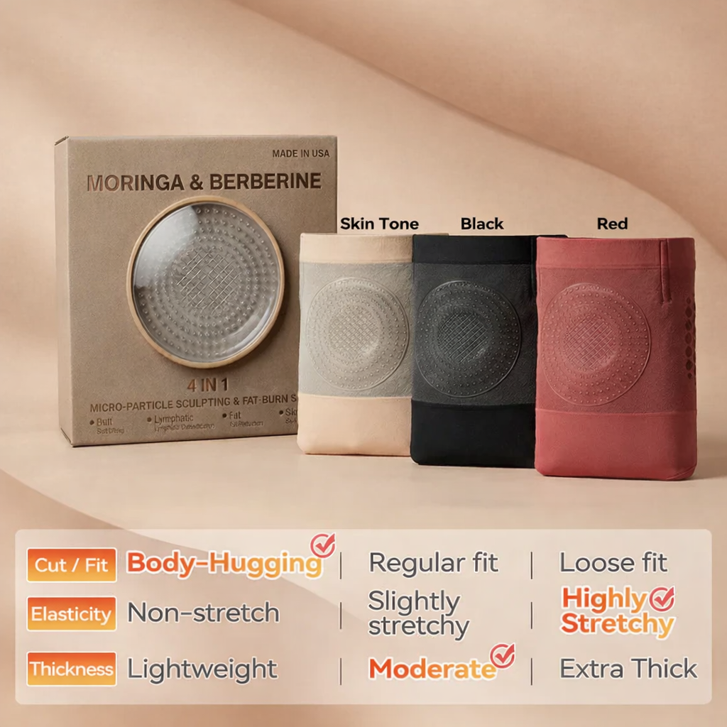 2026 New Release:  Urbanvelle | Moringa & Berberine 4-In-1 Toning & Shaping Shorts (Targets Belly, Hips & Thighs for a Slimmer Look)