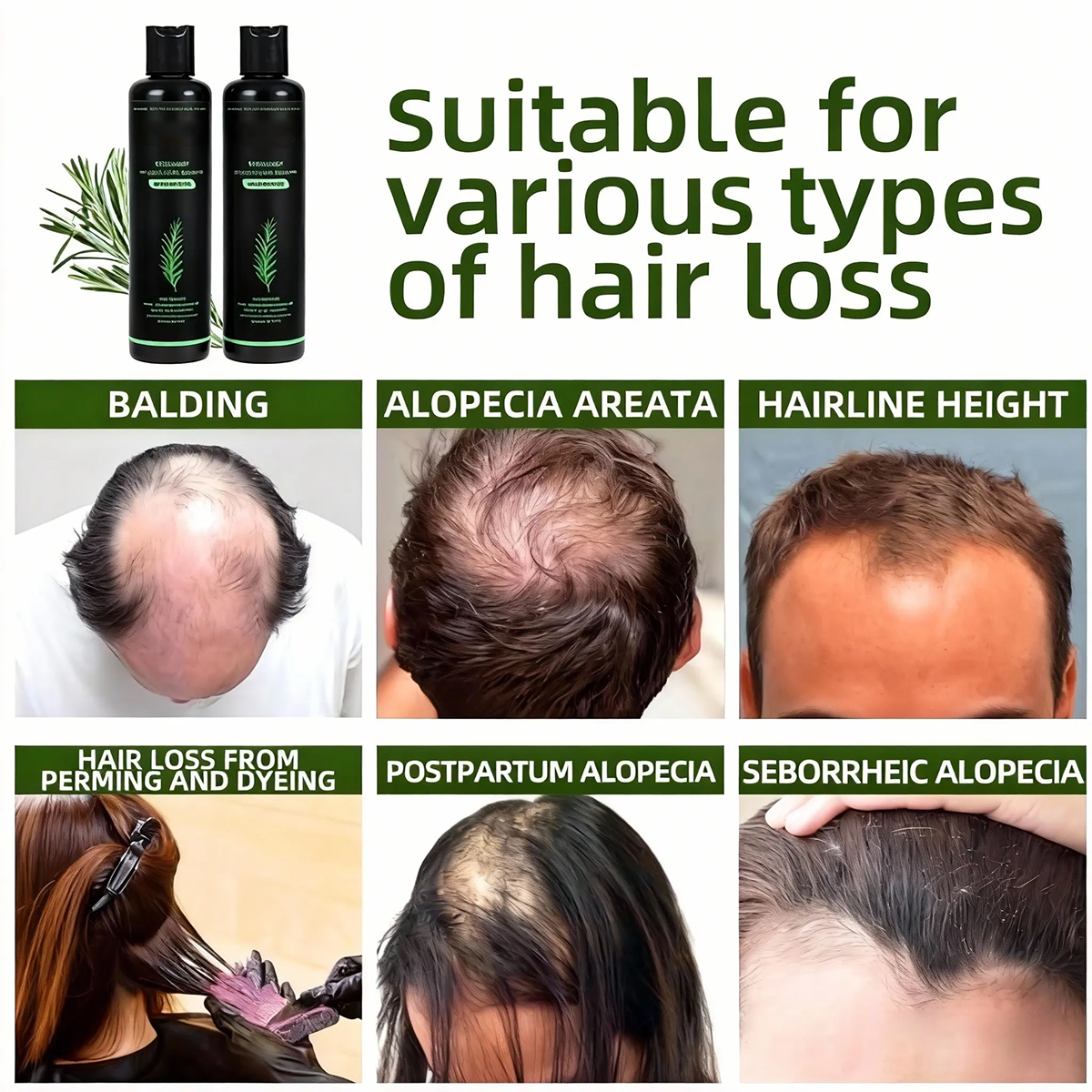 Urbanvelle Organic Rosemary Hair Growth Shampoo