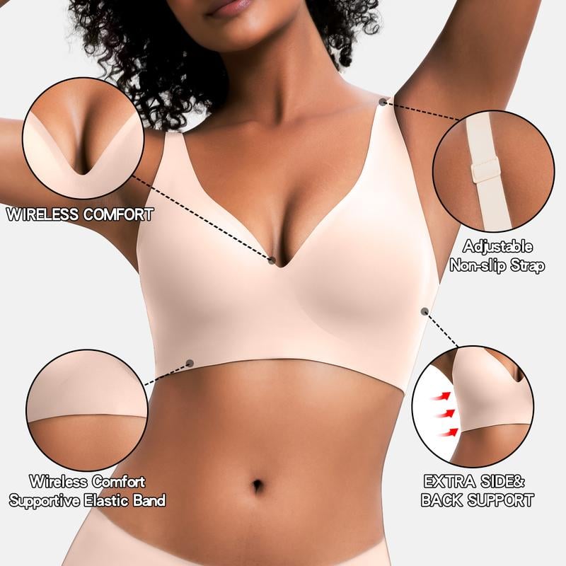 Comfort Fit Seamless Wireless Bra 3.0