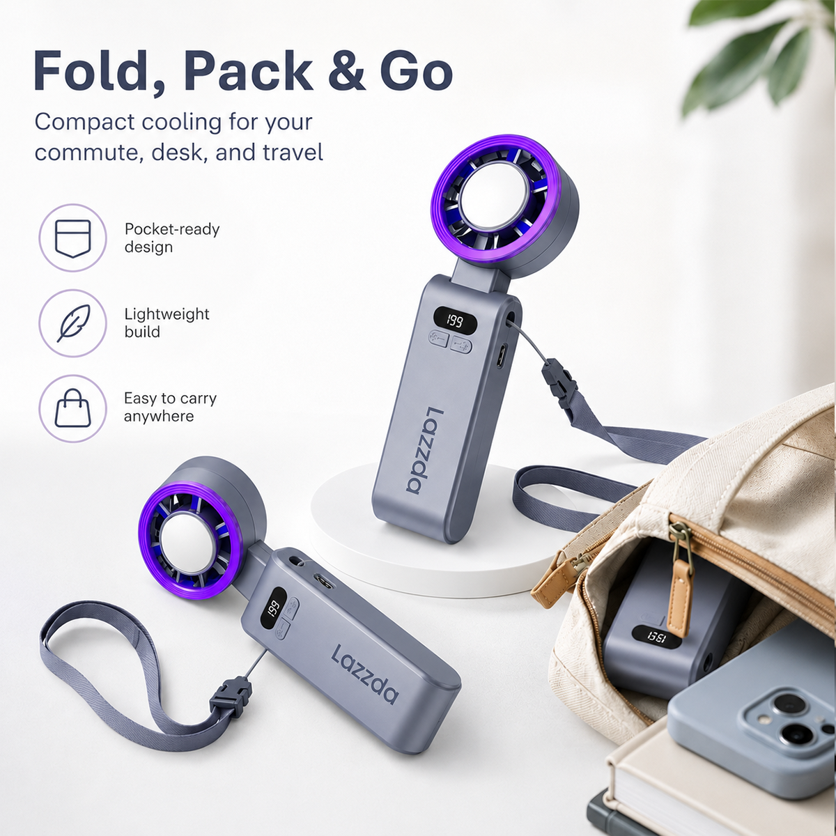 Ultra-Portable Turbo Personal Cooler🧊