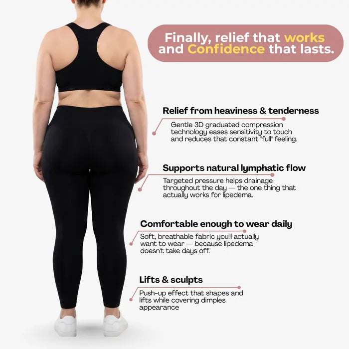 Urbanvelle 3D Legging – Say goodbye to lipoedema pain and swelling naturally