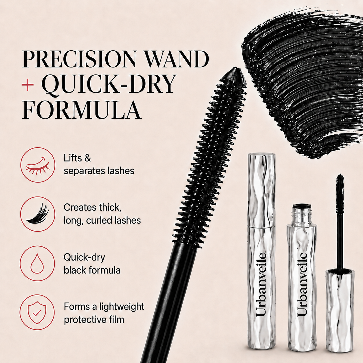 Waterproof Curling Lengthening Mascara