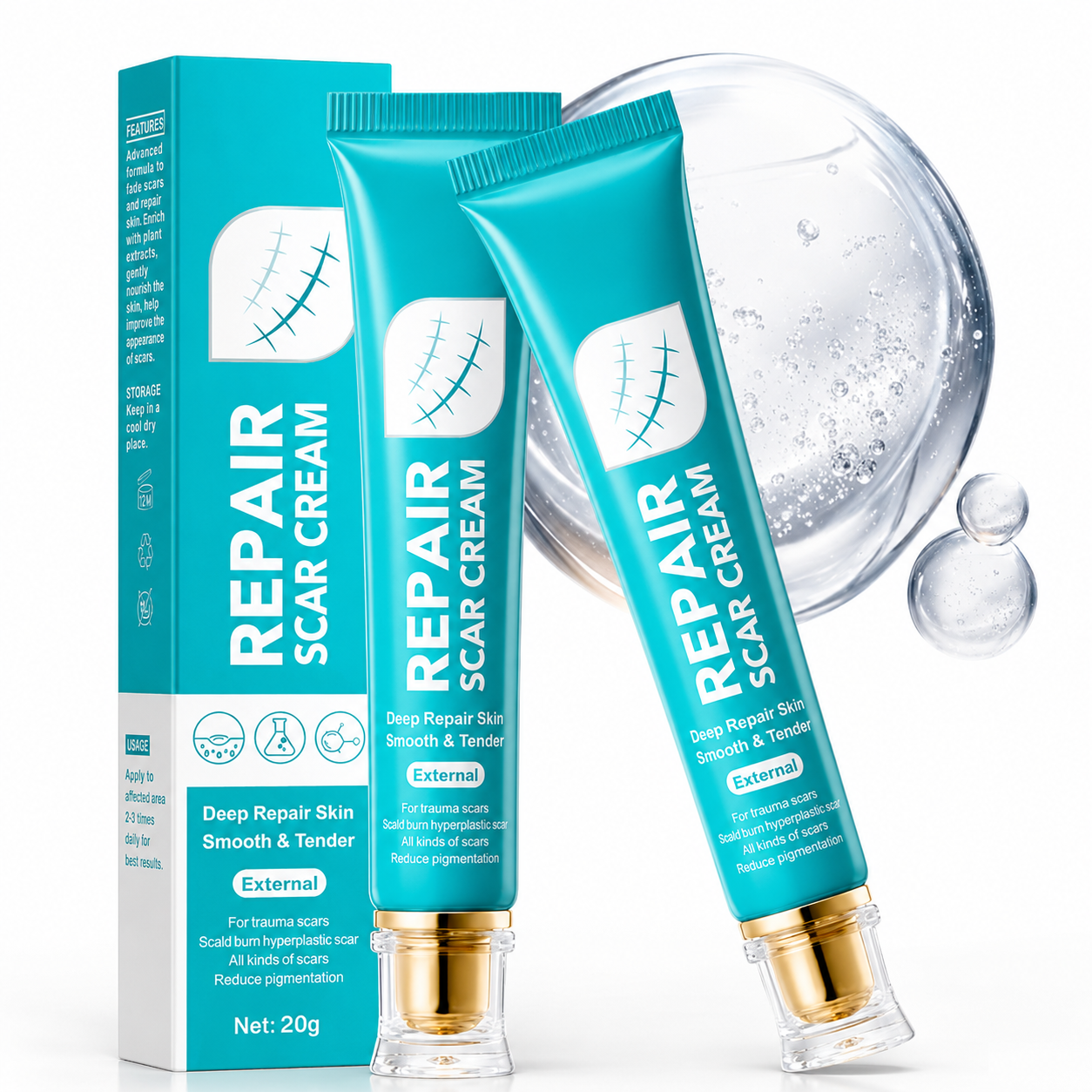 Advanced Scar Repair Cream – Smooth & Improve the Appearance of Scars