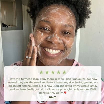 Urbanvelle Turmeric Brightening Soap.