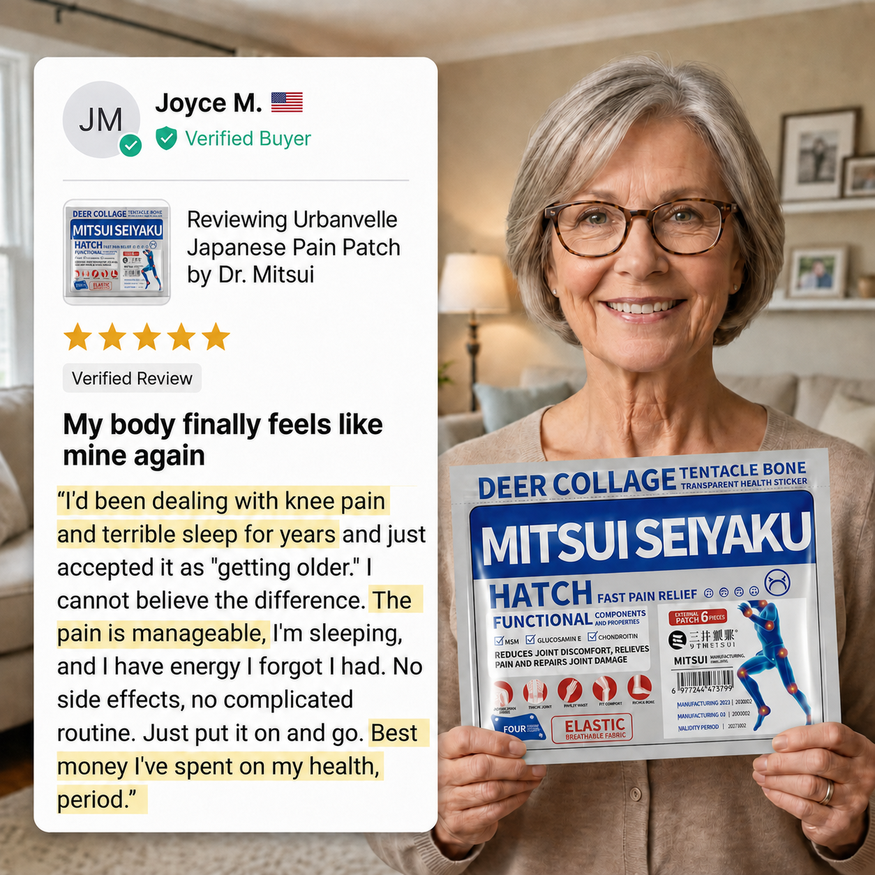 Japanese Pain Patch by Dr. Mitsui
